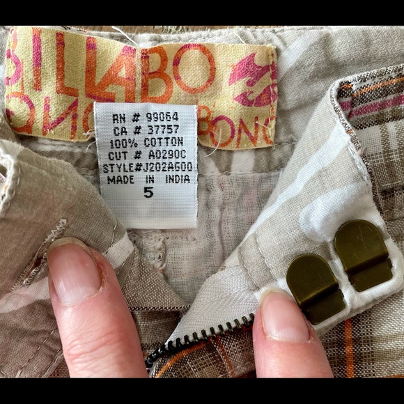 Billabong plaid shorts - Picture 3 of 3